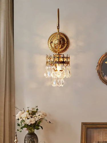 Crystal Crown Sconce Wall Lighting