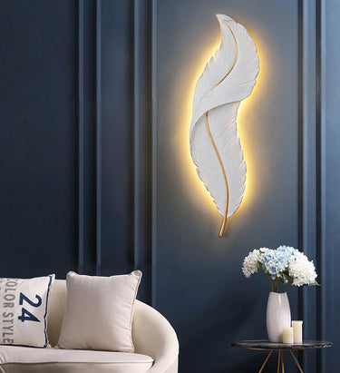 Feather Wall Lamp Lighting