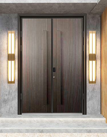 Rectangular Alabaster Brass Wall Sconce Lighting